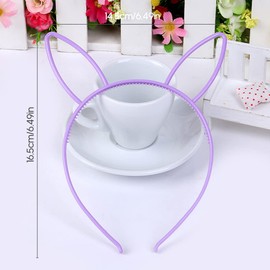 XPEX Pack of 6 Women's Plastic Headbands, Non-Slip Unisex Headbands, Headwear for Women and Girls, Suitable for Sports, Fitness, Daily Makeup and Party