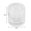 ANCLLO 5Pcs Transparent Acrylic 8 Holes Worm Catch Aquarium Supplies