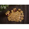 Arras Matrimoniales de baño de Oro 24K con Cofre y