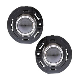 Carlights360 For Chrysler Town & Country 2011 12 13 14 15 2016/200 2011-2017/300 2011 2012 2013 2014 Fog Light Assembly Driver & Passenger Side | Pair CAPA w/Bulbs | CH2594105C | 5182021AB, 5182021AA