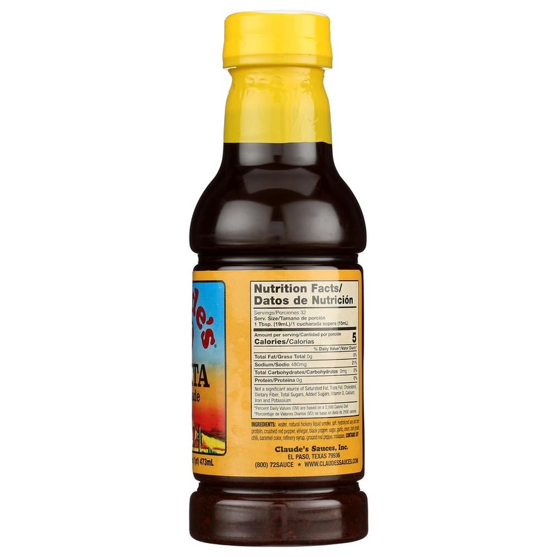 Claudes Fajita Marinade Sauce, 16 oz, (Pack of 4)
