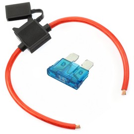 (10) True Spec 10 AWG Gauge ATC Inline Fuse Holder Fuseholder Cover &(10) Fuses (15 Amp)