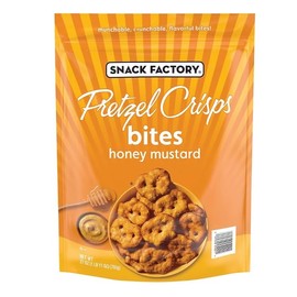 Snack Factory Pretzel Crisps Bites Honey Mustard 27 Ounces (Pack of 2)