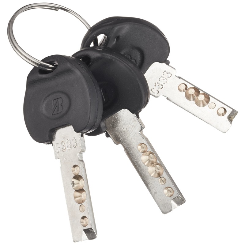 Bridgestone WL-AD.B Allock Bicycle Key Wire Lock Pink Anti-Theft Security