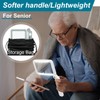 Rechargeable Magnifying Glass with Light for Reading, 5X Large Page