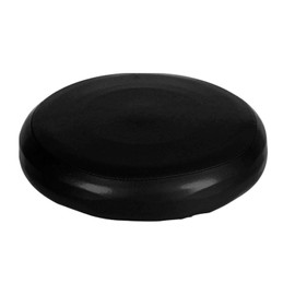 Stool Covers Round, Water Proof PU Leather Bar Stool Covers with Elastic and Slip Proof Bottom 12 Inch（No Filler,Black）