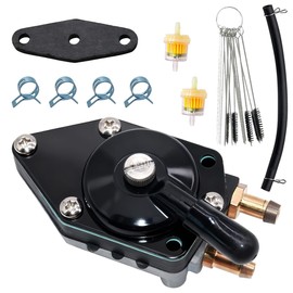 Rebuiman 438559 Fuel Pump fit for Johnson Evinrude 25 35 50 65 70 75 85 88 90 100 105 115 125 135 140 HP Outboard, Replaces#385784 433390