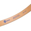 KIETH Men's Business Belt, Genuine Leather, Dark Brown, Kip Leather,