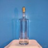 St. Louis New Liquor/ Spirits 750ml Clear Glass Bottle. Oval,