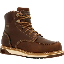 Georgia Boot Men's AMP LT Wedge Industrial Boot, Brown, 11.5 Wide