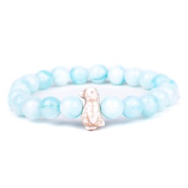 Fahlo Penguin Tracking Bracelet, Elastic, supports Global Penguin Society, one size fits most for Men and Women (Seafoam)
