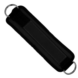 Fitness Ankle Straps for Cable Machines, Adjustable Double Neoprene D Ring Pulley Ankle Straps for Kickbacks, Glute Workouts, Leg Extensions(Black) Strength Training Strength Training