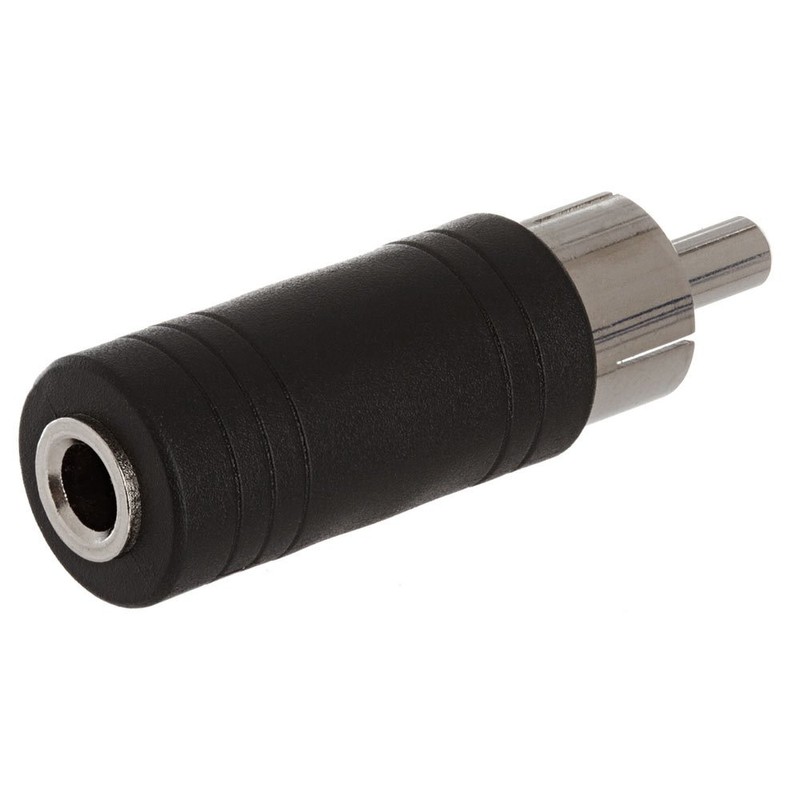 Cmple - RCA Plug to 3.5mm Stereo Jack Adapter