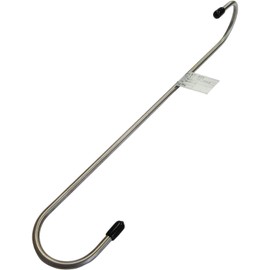 Waki Sangyo BK-901 Stainless Steel S Cancross Silver 0.2 x 13.8 inches (6 x 350 mm) Hook Hanging