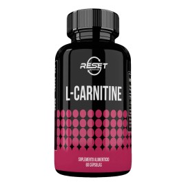 Reset Nutrition Carnitina 500mg Quema Grasa Energia 60cáps Sabor