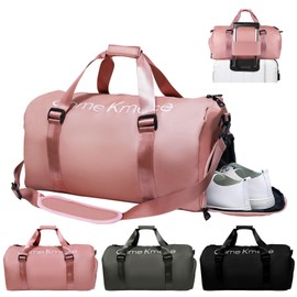 KYYLZ Sports Bags for Men and Women, Travel Bag and Handbags, Sports Bag with Shoe Compartment and Wet Compartment, Swimming Bag, Weekender Training Bag, Bag for Gym, Fitness, Holiday, Overnight,