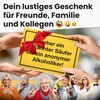 DankeDir! Known Drunk Sign with Saying - Funny Gift for