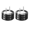 PATIKIL 2 Pcs 5.5V Super Capacitors, 0.47F C-Shaped Button Capacitor
