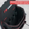 KUNN Electrician Tool Pouch with Belt Clip - 7-Pocket Lightweight