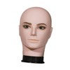 perfeclan Male Bald Mannequin Head,Training Head Model,Multipurpose,Makeup Doll Head,Manikin Head