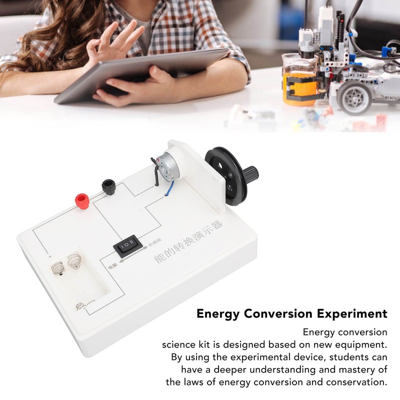 Energy Conversion Science Kit PVC Educational Experimental Energy Conversion Kit