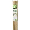 Mininfa Natural Bamboo Stakes 5 Feet, Eco-Friendly Garden Stakes, Plant