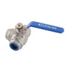 1pc Stainless Steel SUS304 Pipe Ball Valve Three Way T