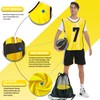 PULUOMASI Scrimmage Training Vest (12 Pack) Team Sports Pinnies Jerseys