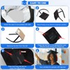 Macute Adjustable Graduation Cap Headband Insert Support Wearing From Multiple
