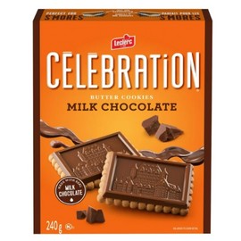 Celebration Milk Chocolate Top Butter Cookies, 240g
