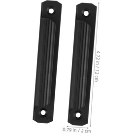 Manija Puerta Corrediza Reemplazo De Manija Para Ventanas Y Puertas Mango De Hardware Para Cajones Y Gabinetes Instalación Fácil 2 Piezas 4.72 X 0.78 X 0.78 in