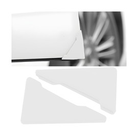JNNJ Pack of 2 Car Door Corner Bumper Stickers, Car Side Door Edge Protector, Universal Car Corner Protection, Anti-Scratch Car Door Corner Cover (White)