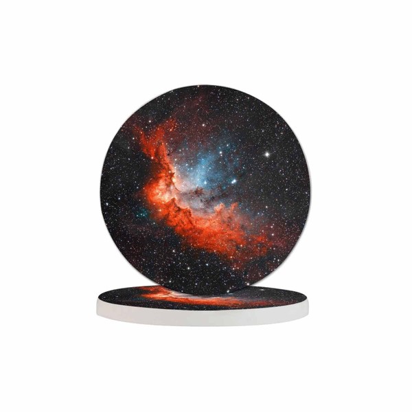 Pznen Nebula Del Mago Table Coasters for Drinks Space Milky