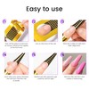 SULLMAR NailForms for Gel Builder Self Adhesive NailExtension Stickers for