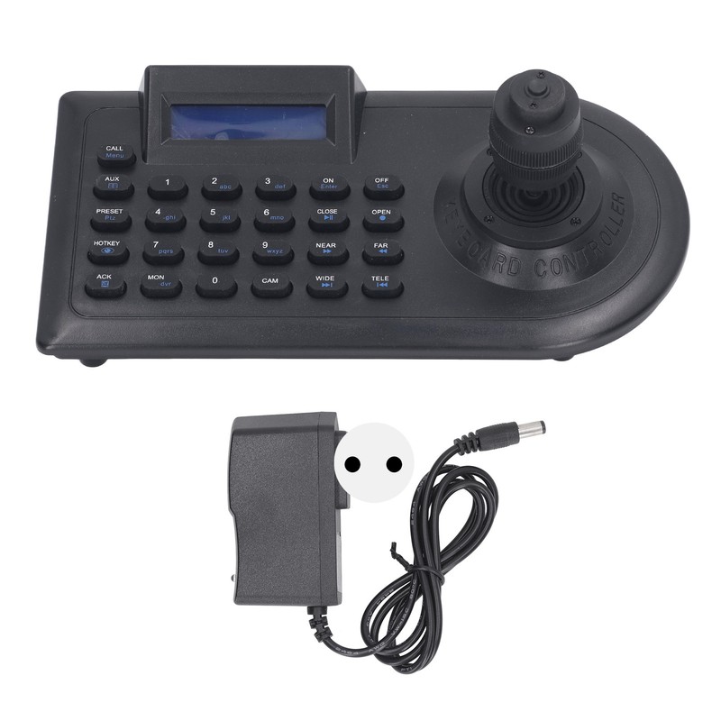 LCD Analog PTZ Camera Keyboard with 4D Joystick PTZ Speed
