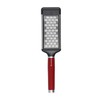 KitchenAid Core Medium Etched Grater, Empire Red, 11.6 inch, Rust-Resistant