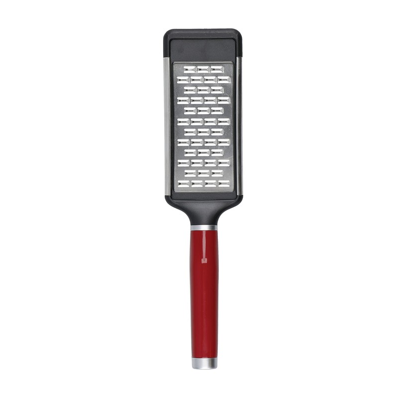 KitchenAid Core Medium Etched Grater, Empire Red, 11.6 inch, Rust-Resistant