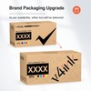 v4ink 2PK TN760 Toner Compatible Replacement for Brother TN760 TN730
