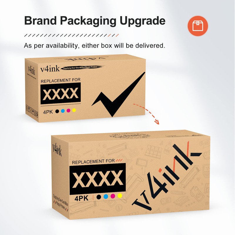 v4ink 2PK TN760 Toner Compatible Replacement for Brother TN760 TN730