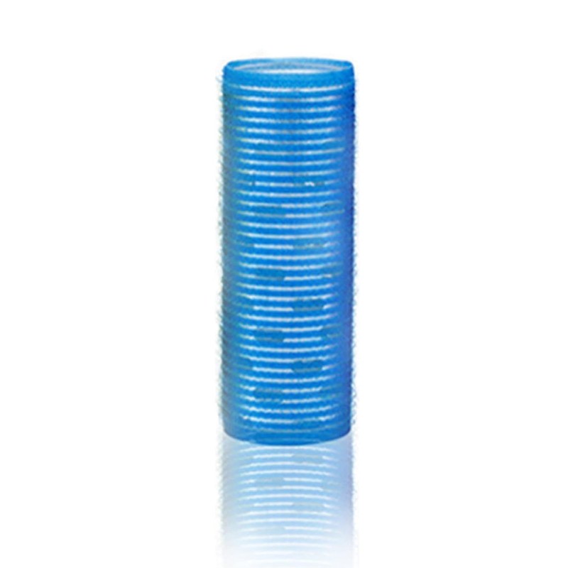 Blue Self Grip Hair Rollers, Heatless Hair Roller Sets with
