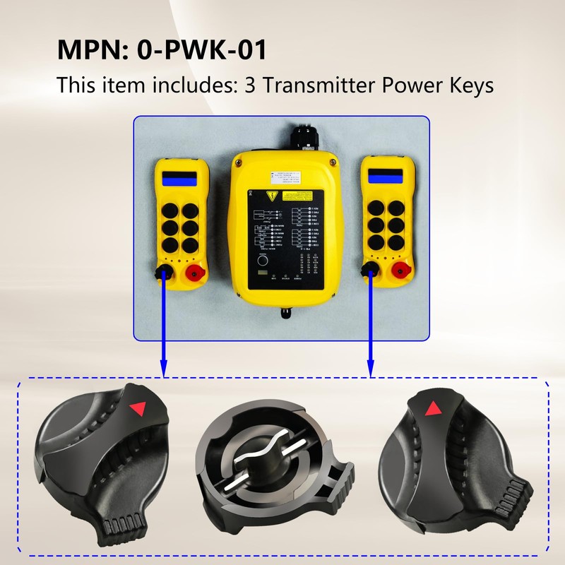 6 Pack 0-PWK-01 Start Power Button Keycap Compatible with Magnetek