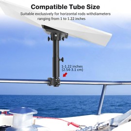 Starlink Gen 3 Universal Mount - RV, Camper, Yacht, Pole, Railing Clamp for Roof/Rack (1-1.22”Dia)