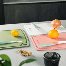 Greenworks Chopping Board Recycled Plastic 30x25cm Green