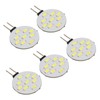 5Pcs LED Light Bulb 9 Beads 6000K White Light 180°