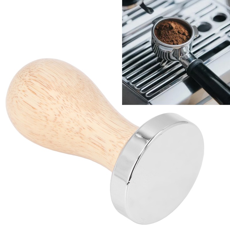 Coffee Tamper Detachable Food Grade Stainless Steel Flat Bottom Coffee