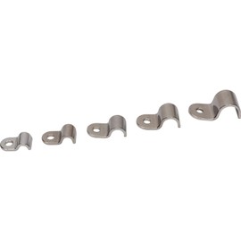 5/16 Stainless Steel Single Line Clamps, Pack of 12