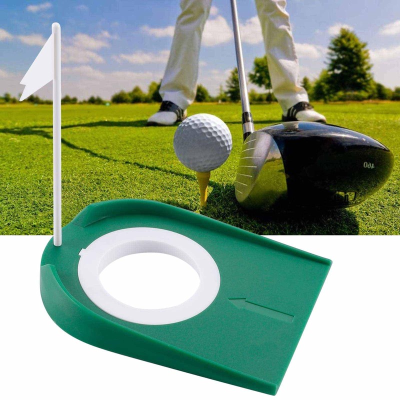 Golf Putting Mat Practice, Indoor Outdoor Golf Putting Cups and
