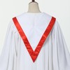BLESSUME Unisex Church V Shape Choir Stole Collar with Cross,
