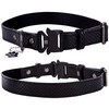 FAVPET Genuine Leather Thin Dog Collar Adjustable with QR Code