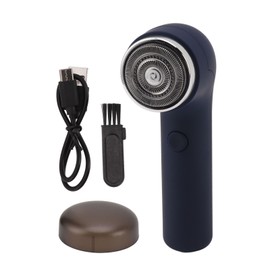 Men Mini Electric Beard Trimmer Clipper Facial Hair Trimmer for Beard Mustache Trimming for Home Car Travel Father's Day Mother's Day Gift Blue